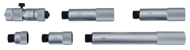 Mitutoyo 137-202 | Tubular Inside Micrometer, Hardened Face 50-300mm