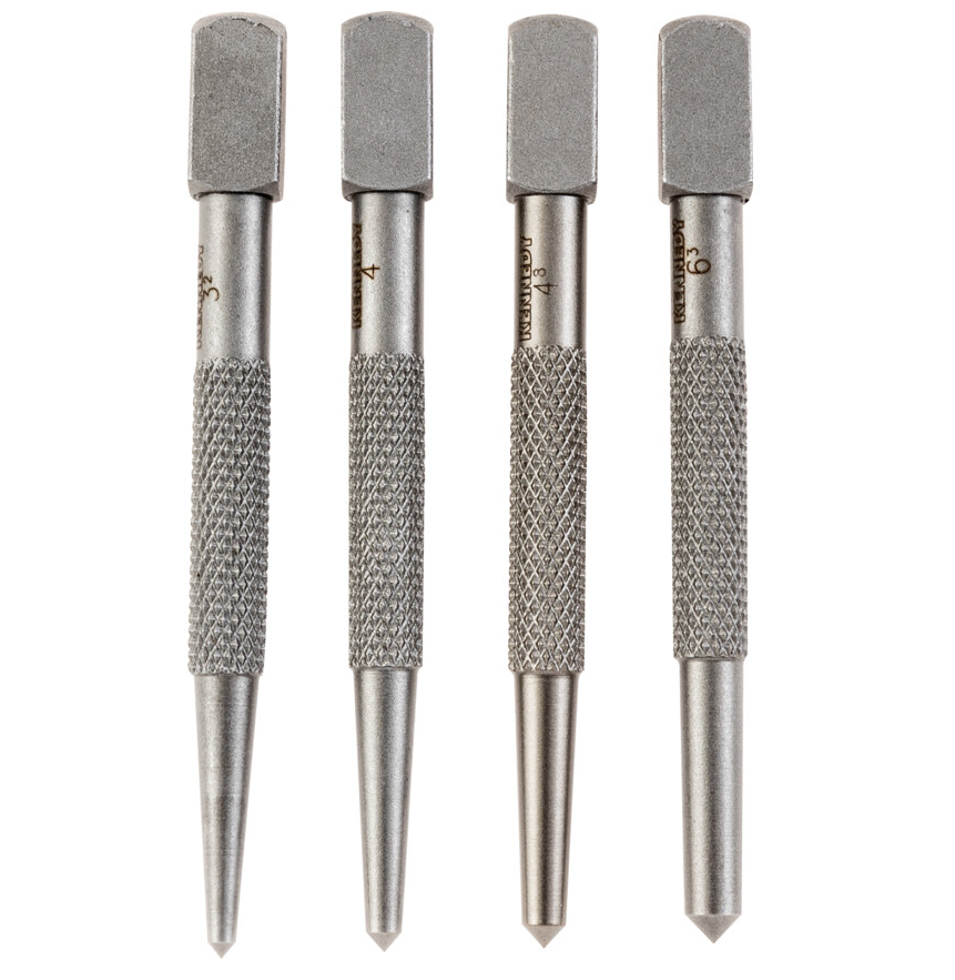 Kennedy KEN5182100K | Steel, Punch Set | Point 3.2mm/4.8mm/4mm/6.4mm, 100mm