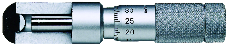 Mitutoyo 147-201 Can Seam Micrometer, Spray Cans 0-0.5"