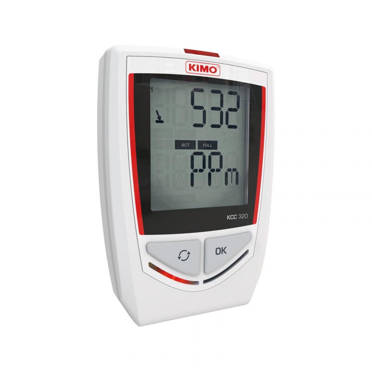 KISTOCK DATA LOGGER | Temperature: from -20 to 70 °C | Atmospheric pressure: from 800 to 1100 hPa | CO2: from 0 to 5000 ppm