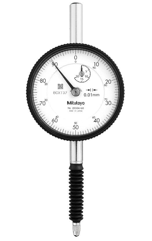 Mitutoyo 2050A-60 | Dial Gauge | Lug Back | ISO Type | Series 2 | Graduation 0.01mm | Range 20mm