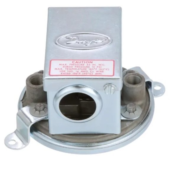 Dwyer Instruments 1910-1 | Compact Low Differential Pressure Switch | .40-1.6 in w.c. | 1900 Series