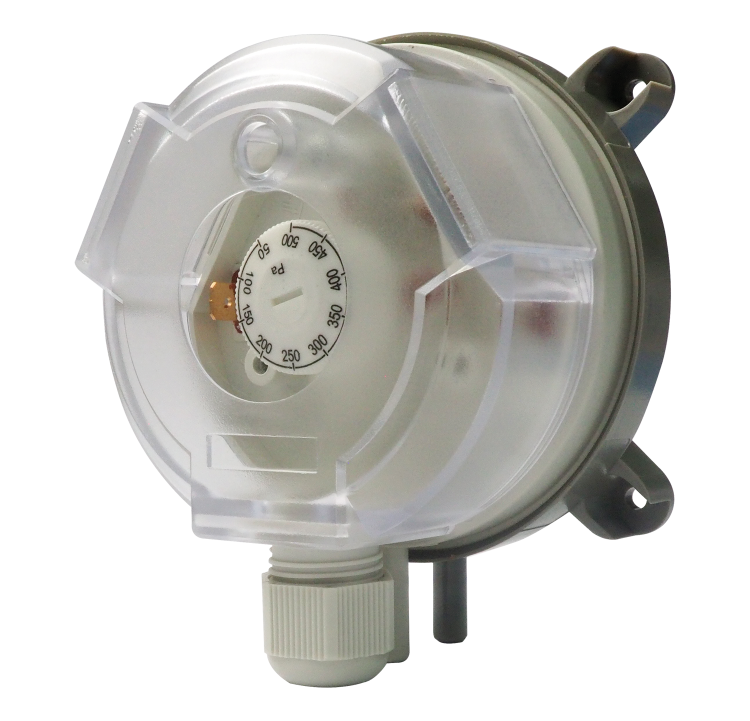 Differential pressure switches, Setting range 500-2500 Pa