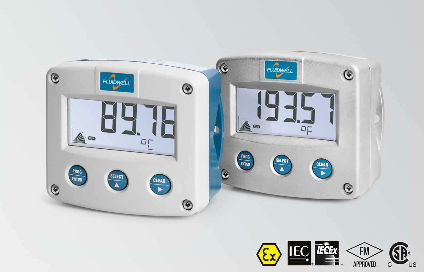 Fluidwell F040 Intrinsically safe - Temperature Indicator | Temperatures
between -40°C up to +80°C (-40°F up to 176°F)