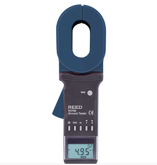 REED R5700 Clamp-On Ground Resistance Tester
