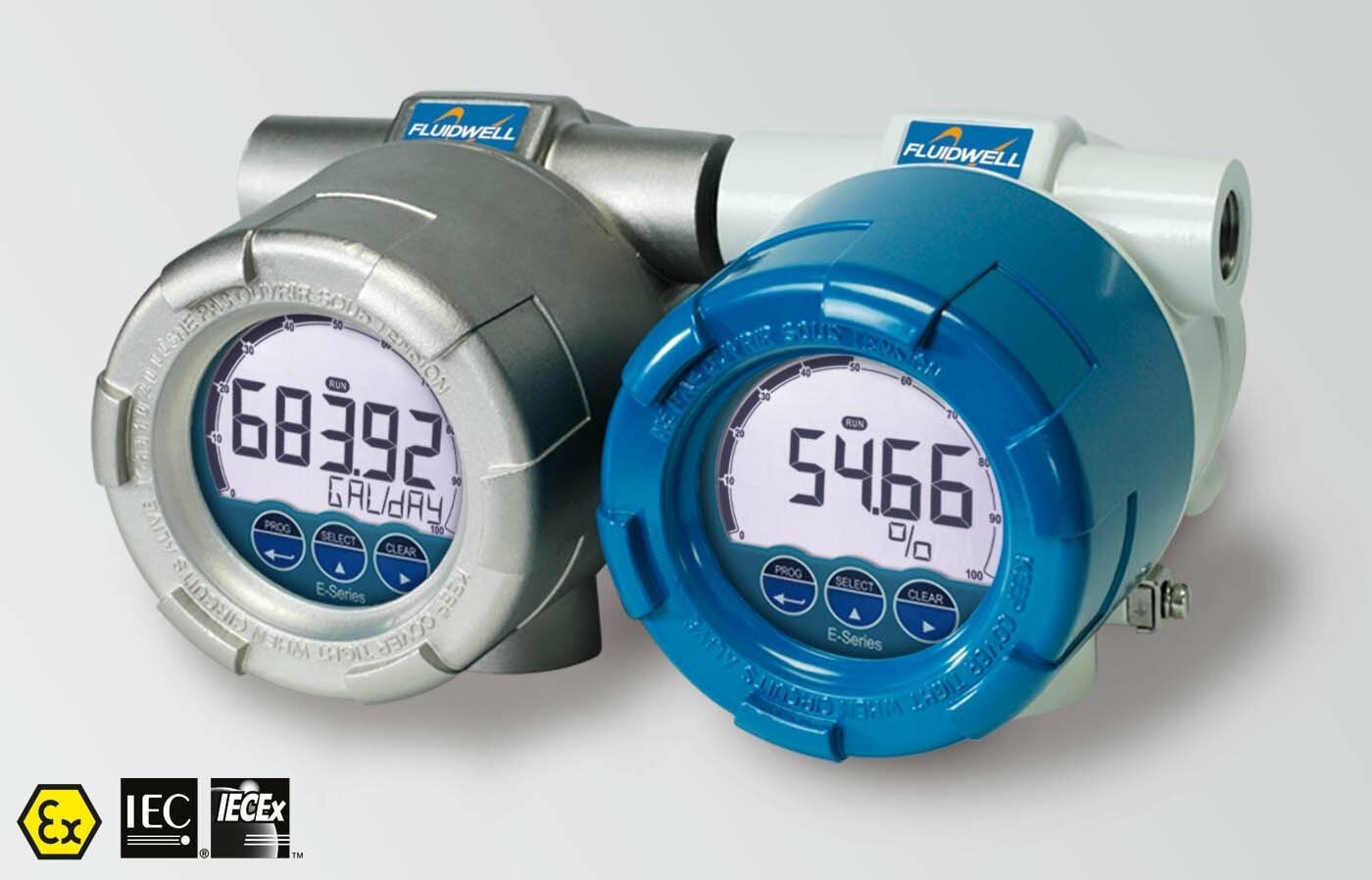 FLUIDWELL E490P Explosion proof Multi-Purpose Pressure Indicator | Loop Powered | Input Signal 4 - 20mA