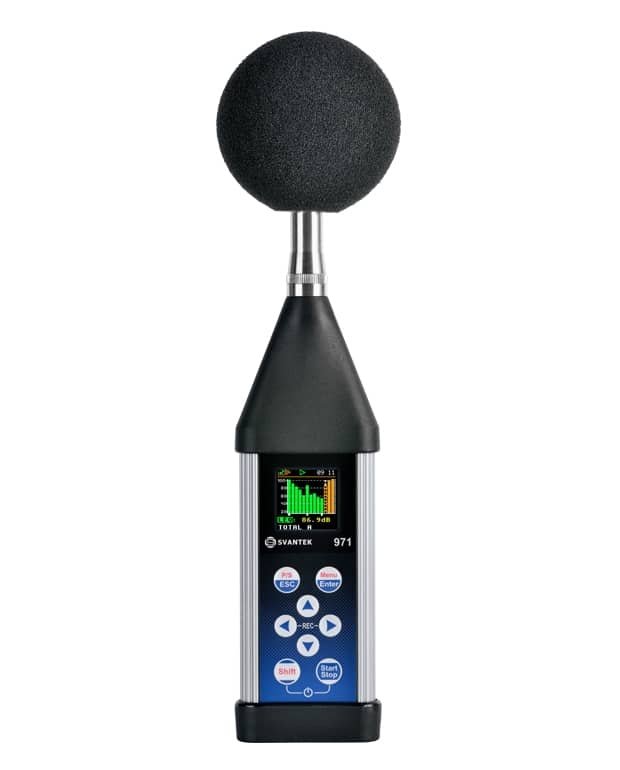 Class 1 Sound Level Meter | Linear Operating Range 25 dBA RMS to 140 dBA Peak