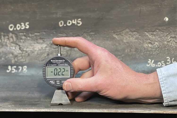Digital Pocket Pit Gauge