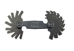 Mitutoyo 188-122 | Metric Screw Pitch | Series 188 | Leaves 21 | Range 0.4 to 7 mm