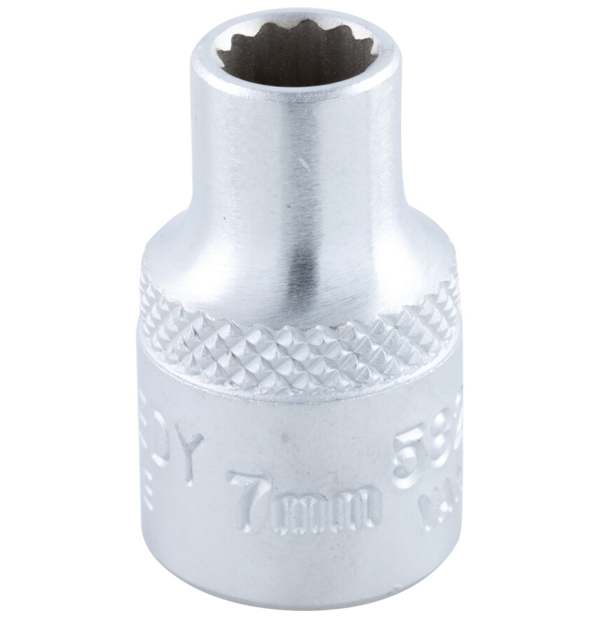Kennedy-Pro KEN5825250K | 3/8in. Drive | Bi-Hexagon Socket | 7mm, Metric, 12 Point