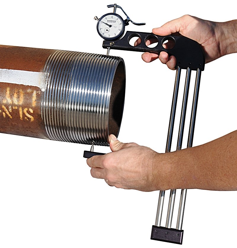 Gagemaker ET-7001, External Taper Gage, ½" travel, 0.001" Indicator Resolution, 0 – 6" Range
