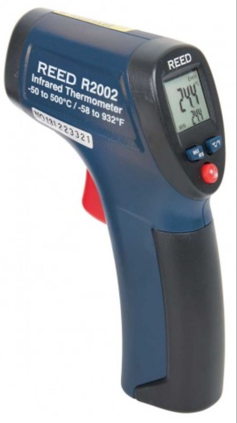REED R2002 Compact Infrared Thermometer, 8:1, 932°F (500°C)