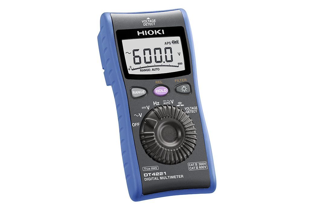 HIOKI DT4221 | DIGITAL MULTIMETER | Premier Pocket DMM with CAT IV 300 V, CAT III 600 V Safety