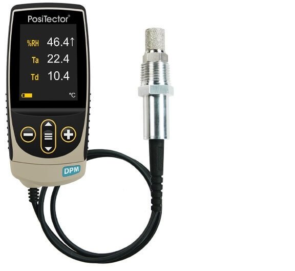 Defelsko DPMD1 | PosiTector DPM Dew Point Meter Standard | Cabled Probe with 1/2" NPT Threads