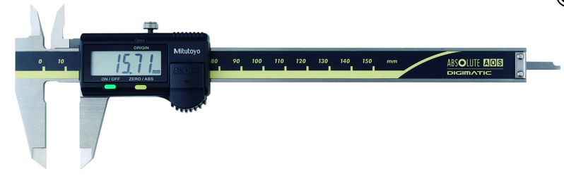 Mitutoyo 500-181-30 Digital ABS AOS Caliper, 0-150mm
