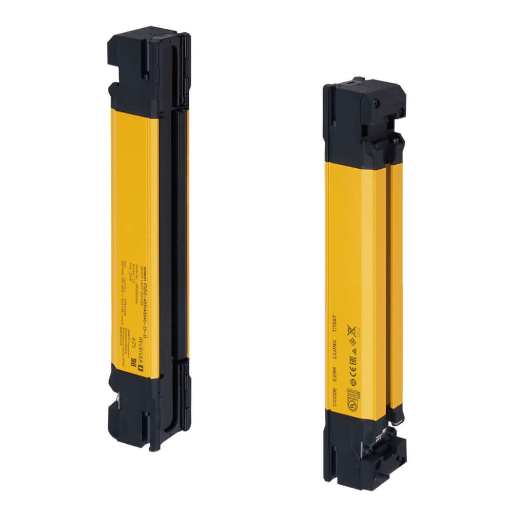 OMRON F3SG-2SRB0160-14 | Safety Light Curtain, F3SG-SRB Standard, Type 2, 14 mm resolution, range 0.3 to 10.0 m, height 160 mm, PNP/NPN