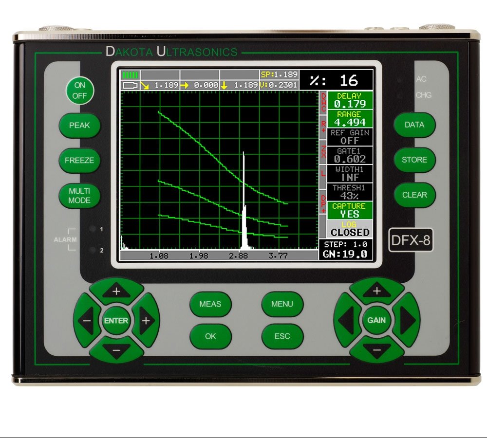 Flaw Detector & Thickness Gauge DFX-8+