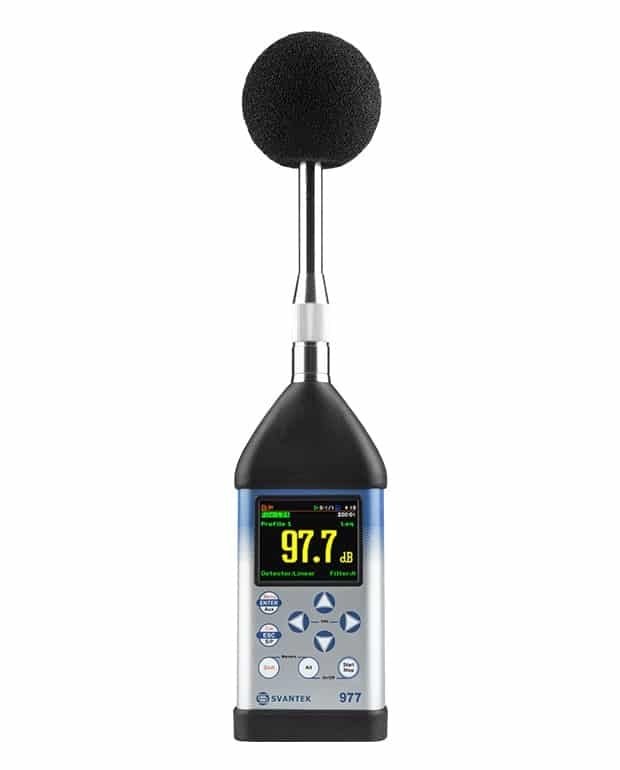 Class 1 Sound & Vibration Level Meter | Linear Operating Range 23 dBA RMS to 140 dBA Peak