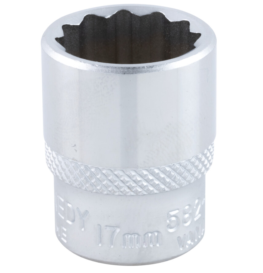 Kennedy-Pro KEN5825350K | 3/8in. Drive | Bi-Hexagon Socket | 17mm, Metric, 12 Point