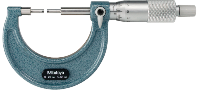 Mitutoyo 111-125 Spline Micrometer 250-275mm, 3mm Measuring Face