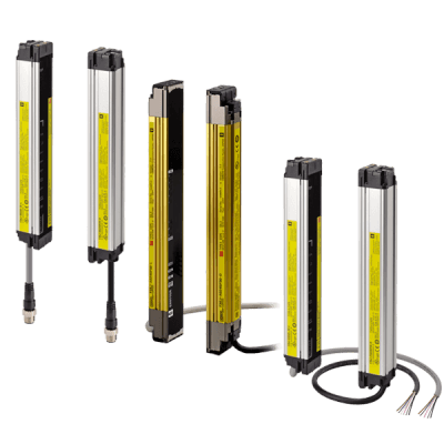 OMRON F3SJ-E0385P25 | Safety Light Curtain, F3SJ Easy, Type 4, 25 mm resolution, range 0.2 to 7.0 m, height 385 mm, PNP