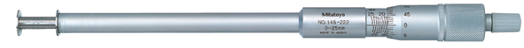 Mitutoyo 146-222 Groove Micrometer, Non-Rotating Spindle
0-25mm, 12.7mm Flange