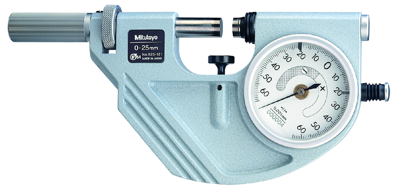 Mitutoyo 523-122 Dial Snap Meter 25-50mm