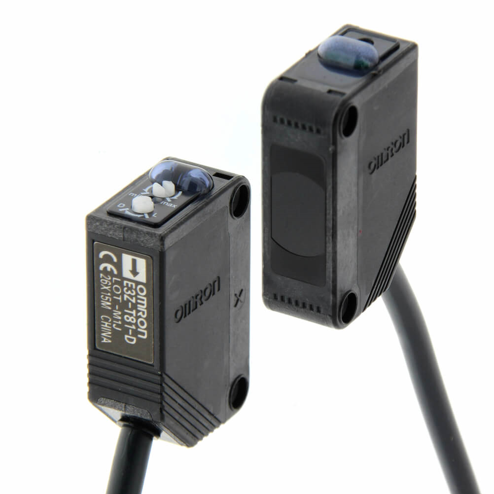 OMRON E3Z-T81 2M | Photoelectric sensor, through-beam, 15 m, DC, 3-wire, PNP, 2 m cable (requires 2 brackets)