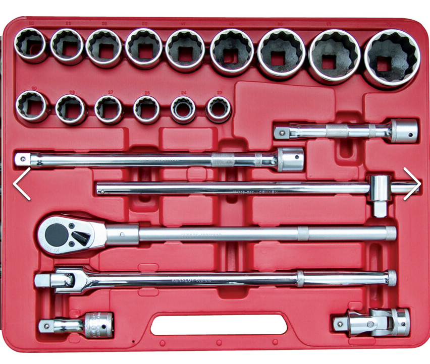 Kennedy-Pro KEN5828720K | 3/4in. Socket Set | Imperial/Metric | Set of 22