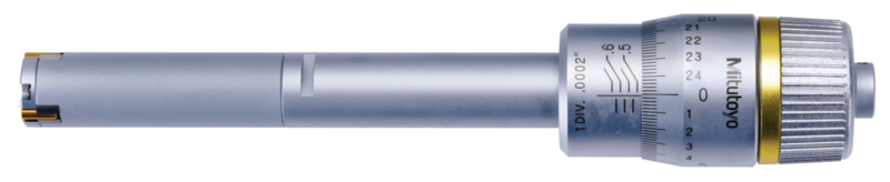Mitutoyo 368-264 | 3-Point Internal Micrometer Holtest 0.5-0.65", 0.0002"