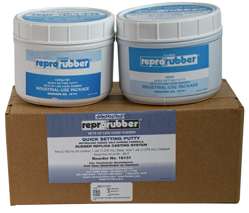 FLEXBAR 16131 | Reprorubber® Putty - 7 lb. Kit | Metrology Casting Material
