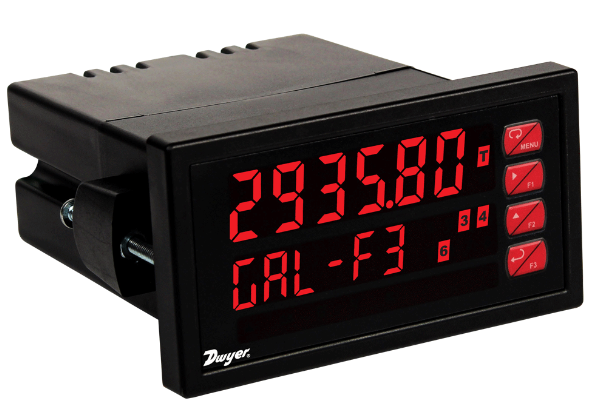 Dwyer Instruments APM-240 | Analog panel meter | 12-24 VDC | 4 relays | No transmitter