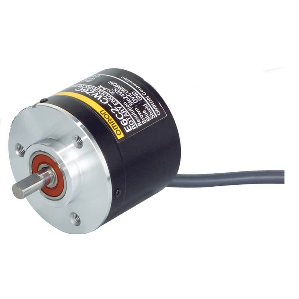 OMRON E6C2-CWZ5B 2000P/R 2M | Encoder, incremental, 2000ppr, 12-24 VDC, PNP output, 2m cable
