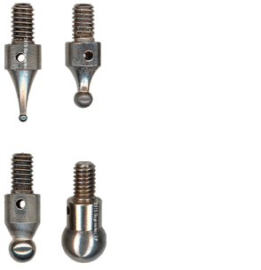 Gagemaker T200 | API Contact Points for Lead and Taper Gauges | Hughes H-90 | Threaded Shank Model | Pont Diameter 0.200"