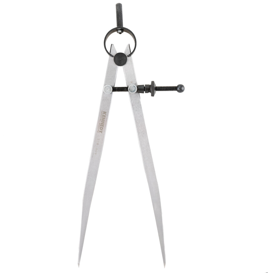 Kennedy KEN5180080K | 8" SPRING TYPE DIVIDERS | SOLID NUT