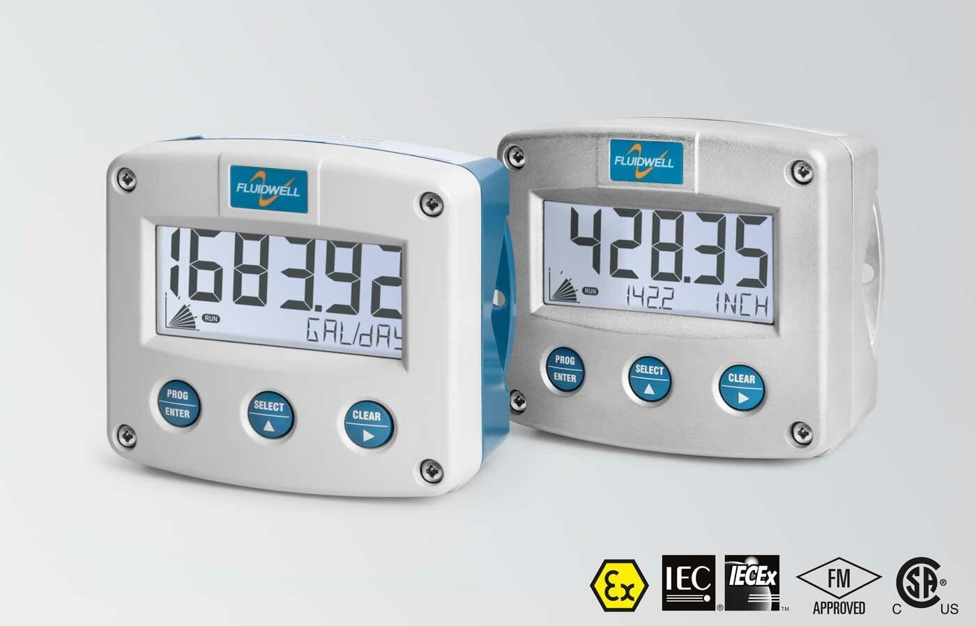 FLUIDWELL F090 Intrinsically safe - Multi-Purpose Indicator | Temperatures
between -40°C up to +80°C (-40°F up to 176°F).