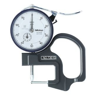 Mitutoyo 7361S Dial Indicator Thickness Gauge 0-0.4", 0.001", Tube Thickness