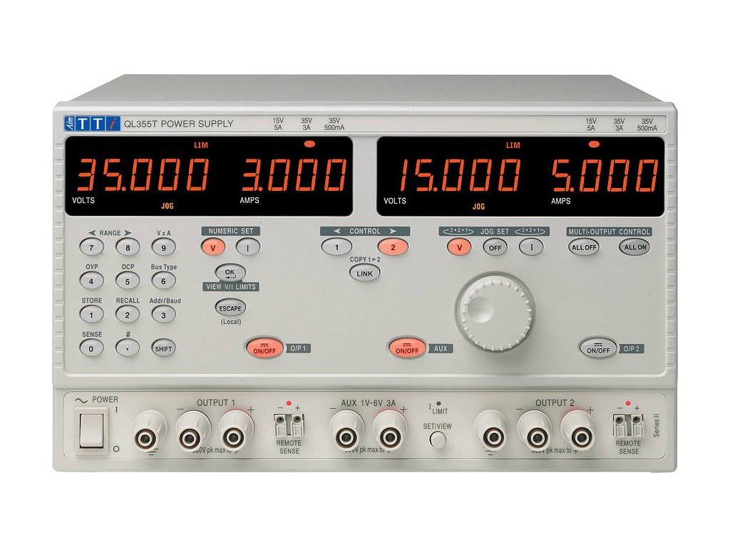 TTi QL355T SII | Linear Regulated Precision Power Supply | Dual QL355 plus 1-6V/3A