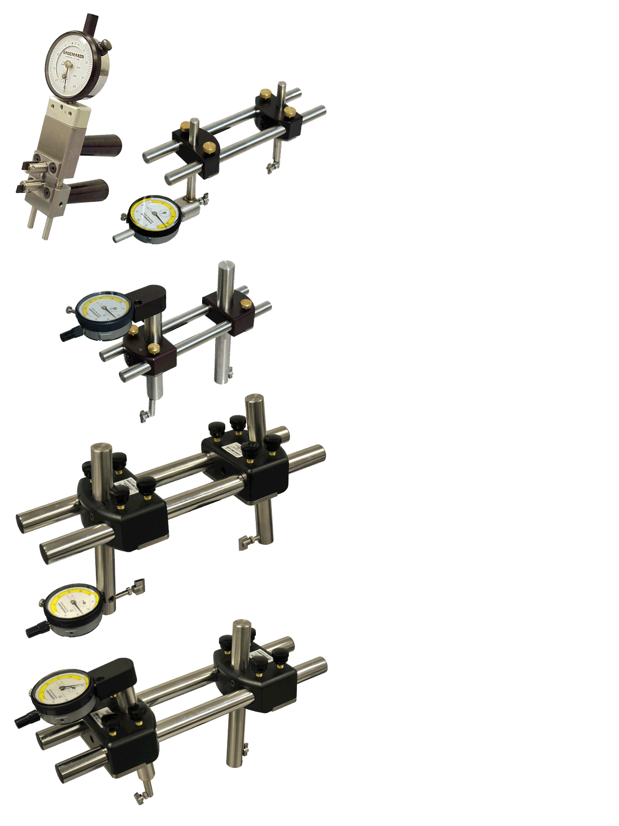 Gagemaker MRP-2003-10 | Internal/External Crest Diameter Gage | 10” reach | Internal Range 3½” – 20” | External Range 2⅜” – 20”