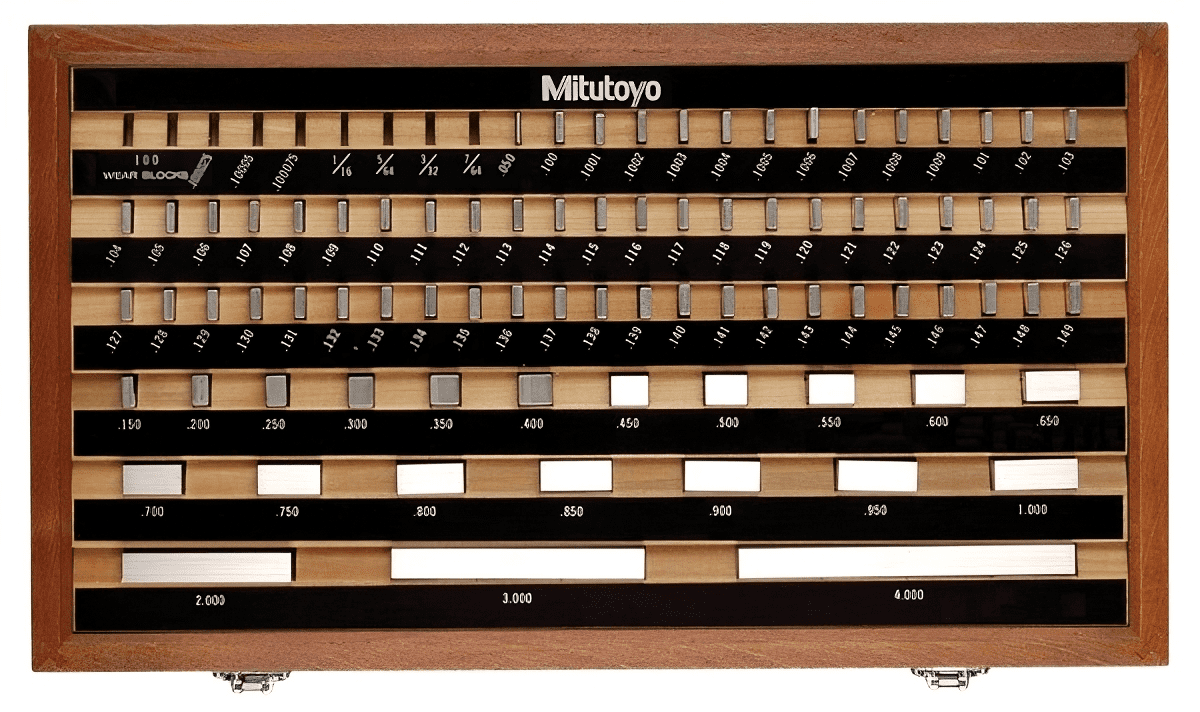 Mitutoyo 516-903-11| Gauge Block Set | Inch | 81 Blocks | Grade 1 | Steel