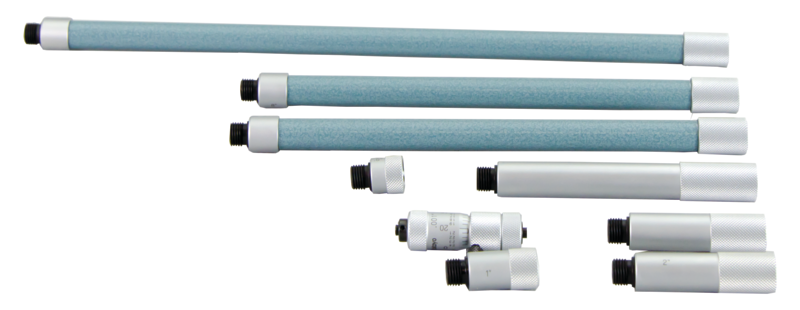 Mitutoyo 137-214 Tubular Inside Micrometer, Hardened Face 2-40"