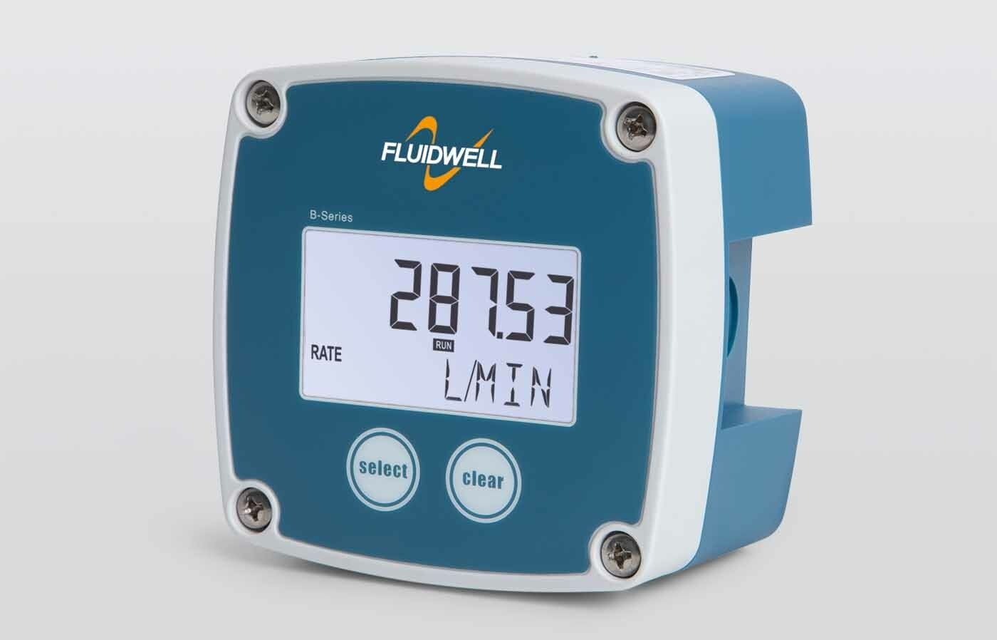 FLUIDWELL B-CONNECTED | Basic - Flow rate Indicator / Totalizer | with Modbus communication and isolated outputs