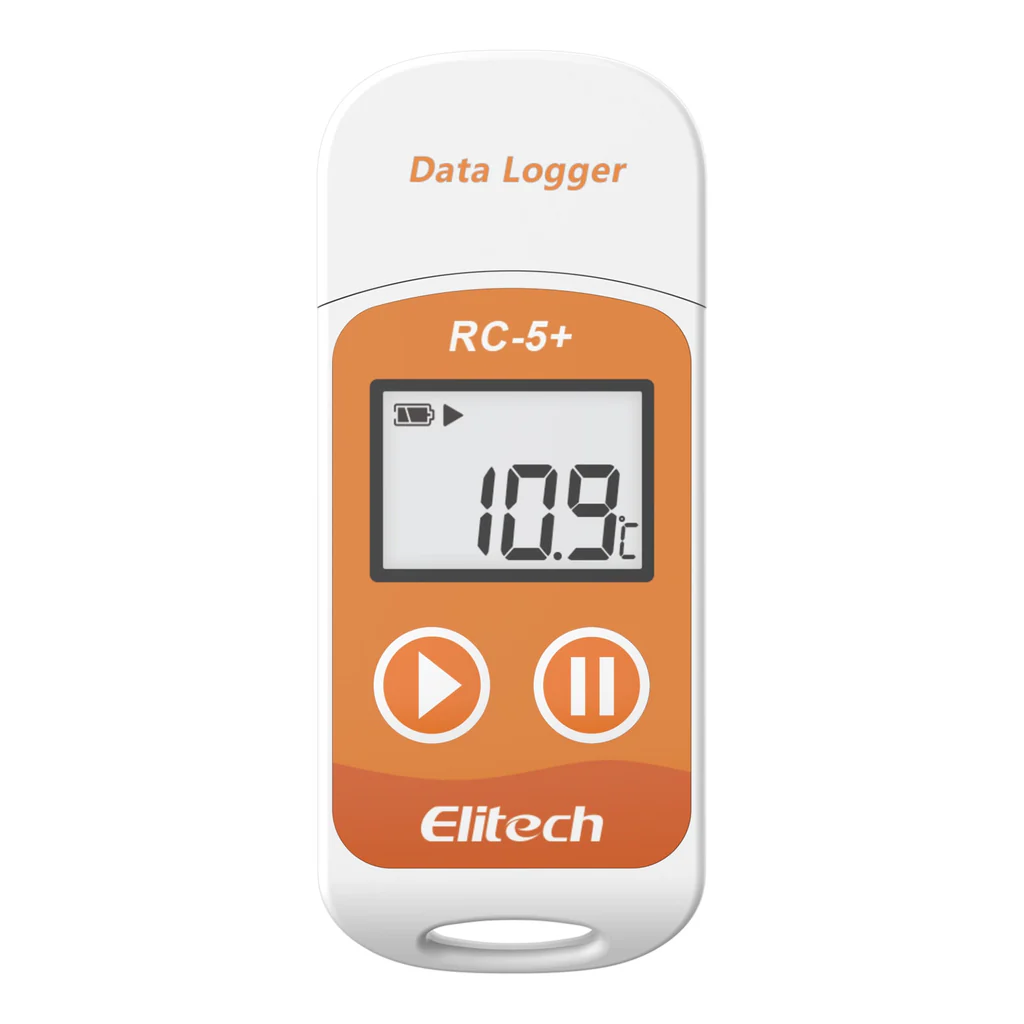 Elitech RC-5+ | Reusable USB Temperature Data Logger | With Auto PDF Report