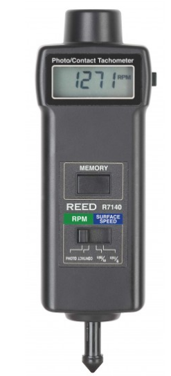 REED R7140 Combination Contact / Laser Photo Tachometer