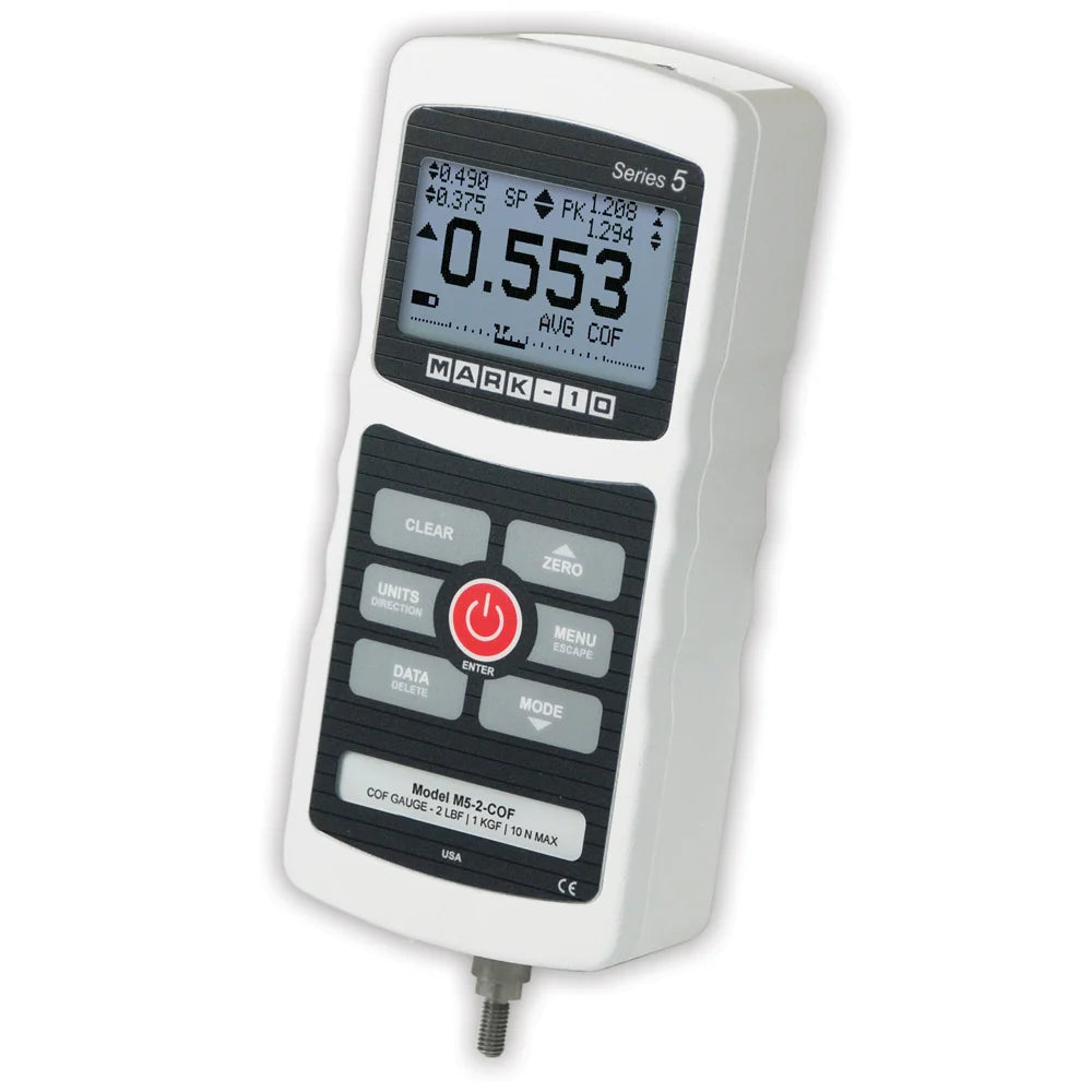 MARK 10 M5-2-COF FORCE GAGES| COF GAUGE, 2 LBF / 32 OZF / 1 KGF / 1000 GF / 10 N CAPACITY FORCE GAUGE