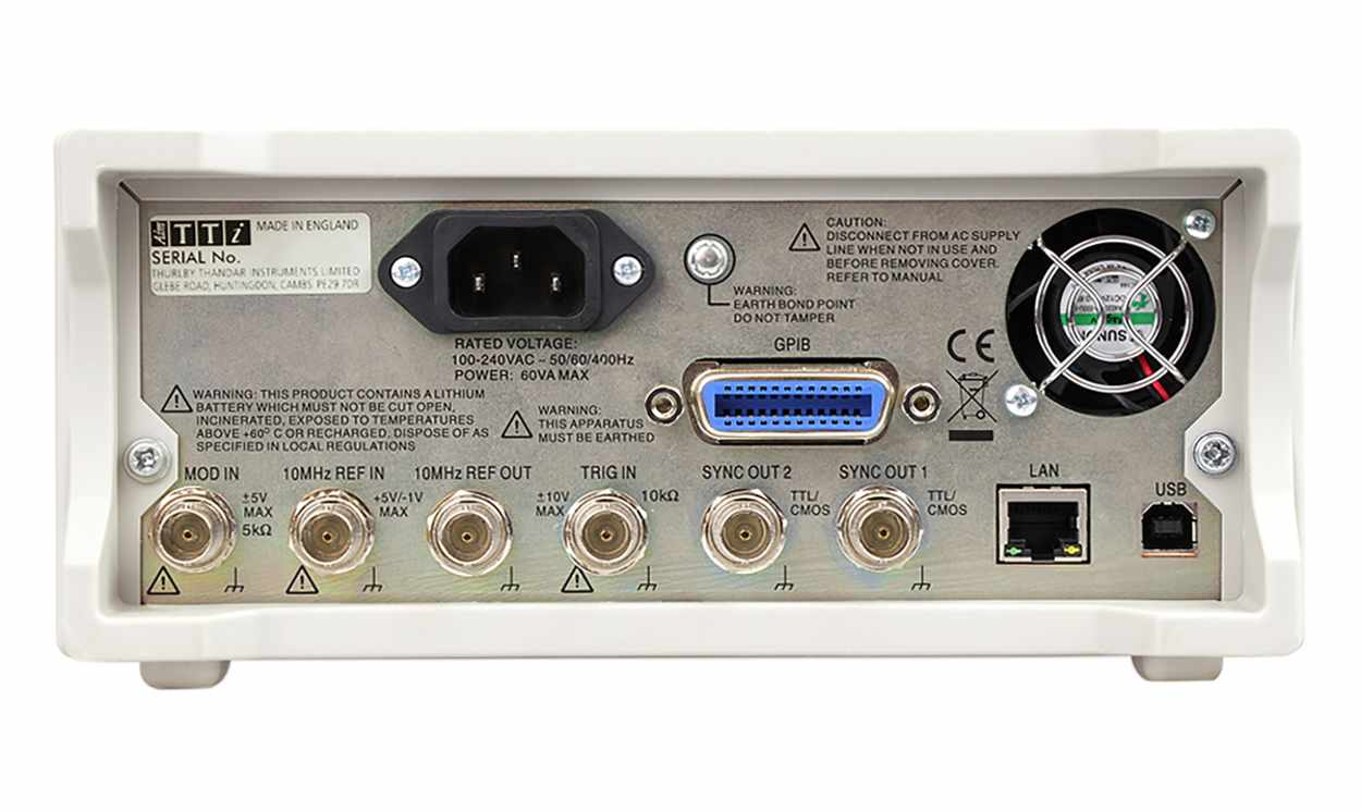 Aim-TTi TGP3121 Pulse Generator, 1 mHz min, 25 (Double Pulse) MHz, 50 (Pulse) MHz max