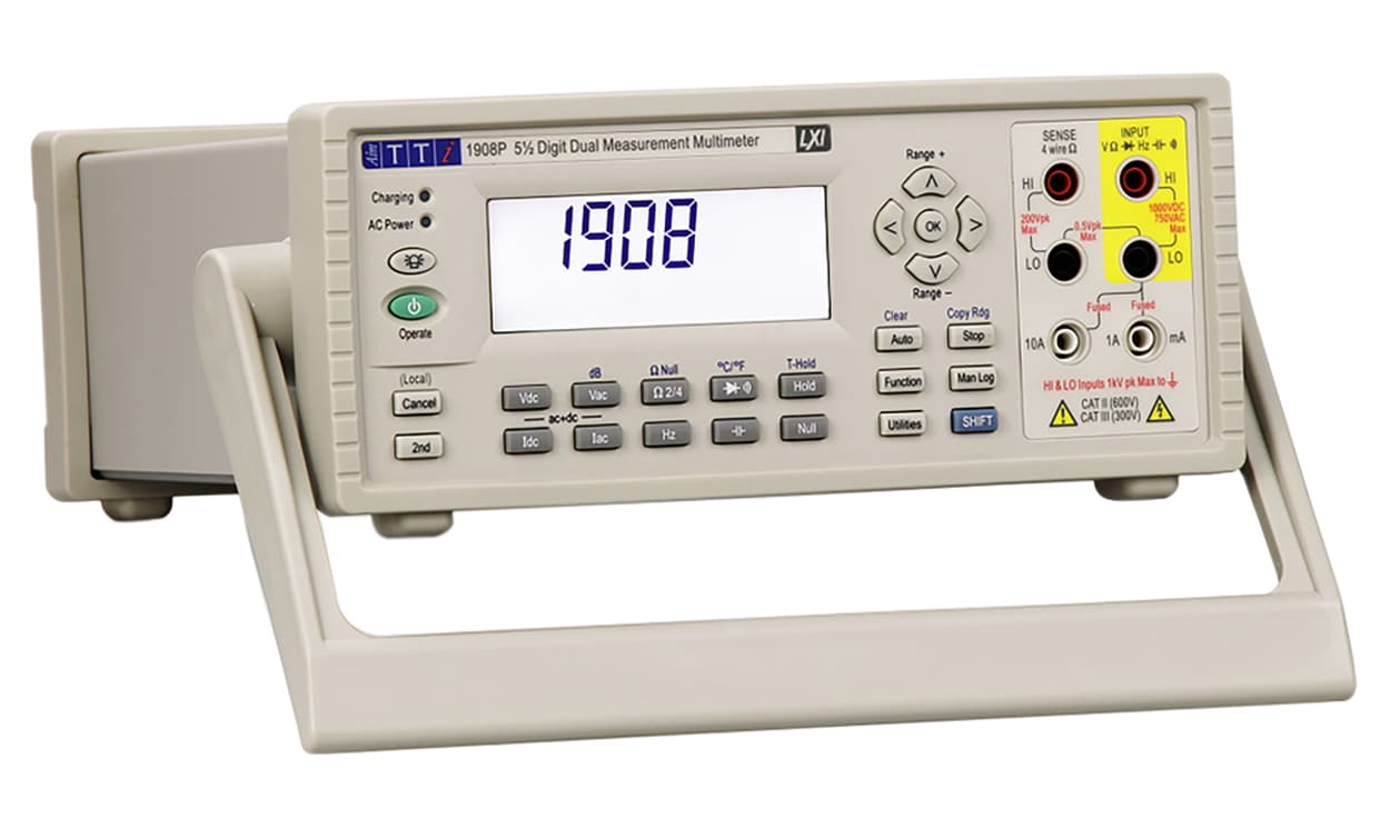 Bench Multimeter | Dual Measurement | with USB, RS232, LAN/LXI and GPIB Interfaces