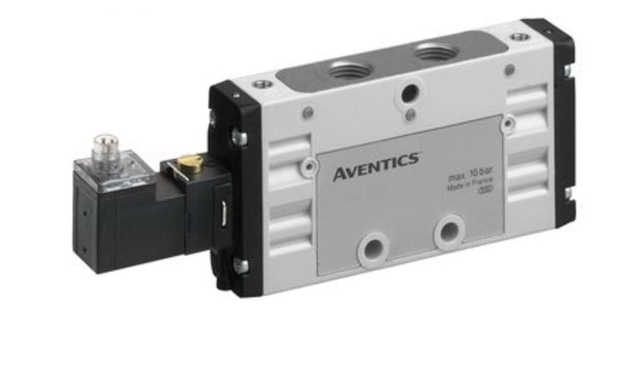 AVENTICS R422100986 5/2 Pneumatic Solenoid Valve - Solenoid/Pilot G 1/4 TC15 Series 24V dc