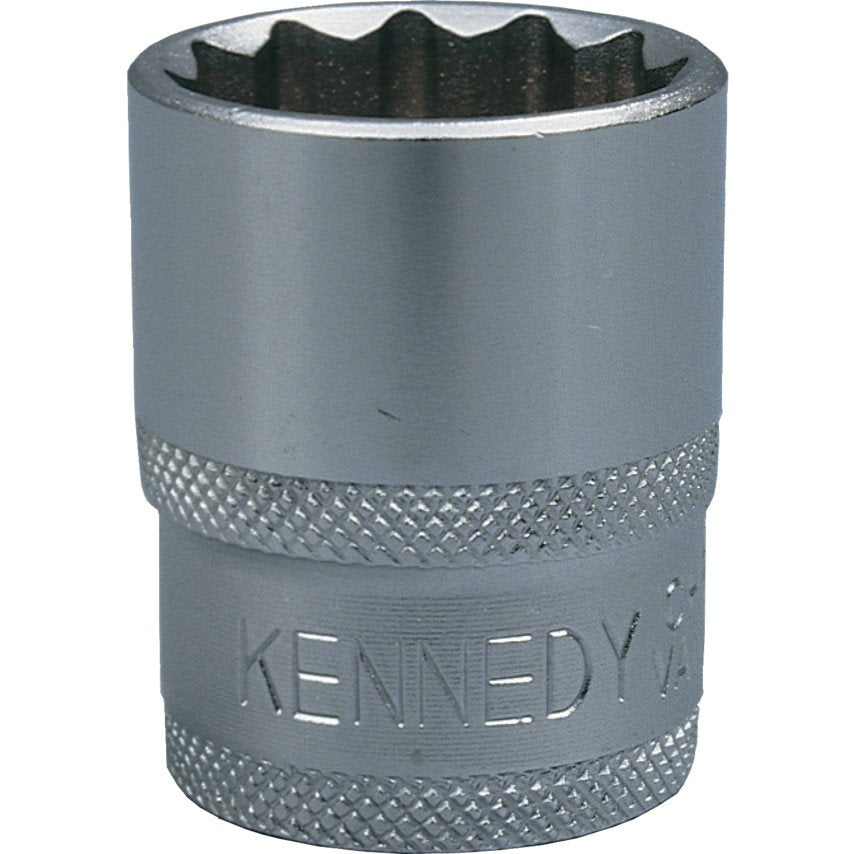 Kennedy-Pro - 1/2 inch Drive, 21mm Bi-Hexagon Standard Length Sockets