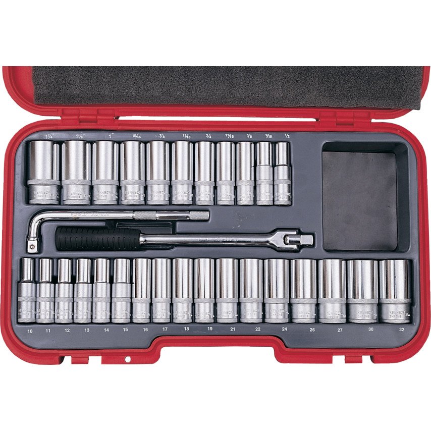 Kennedy-Pro - 1/2 inch Drive, MET/AF Deep Socket - 12 Points